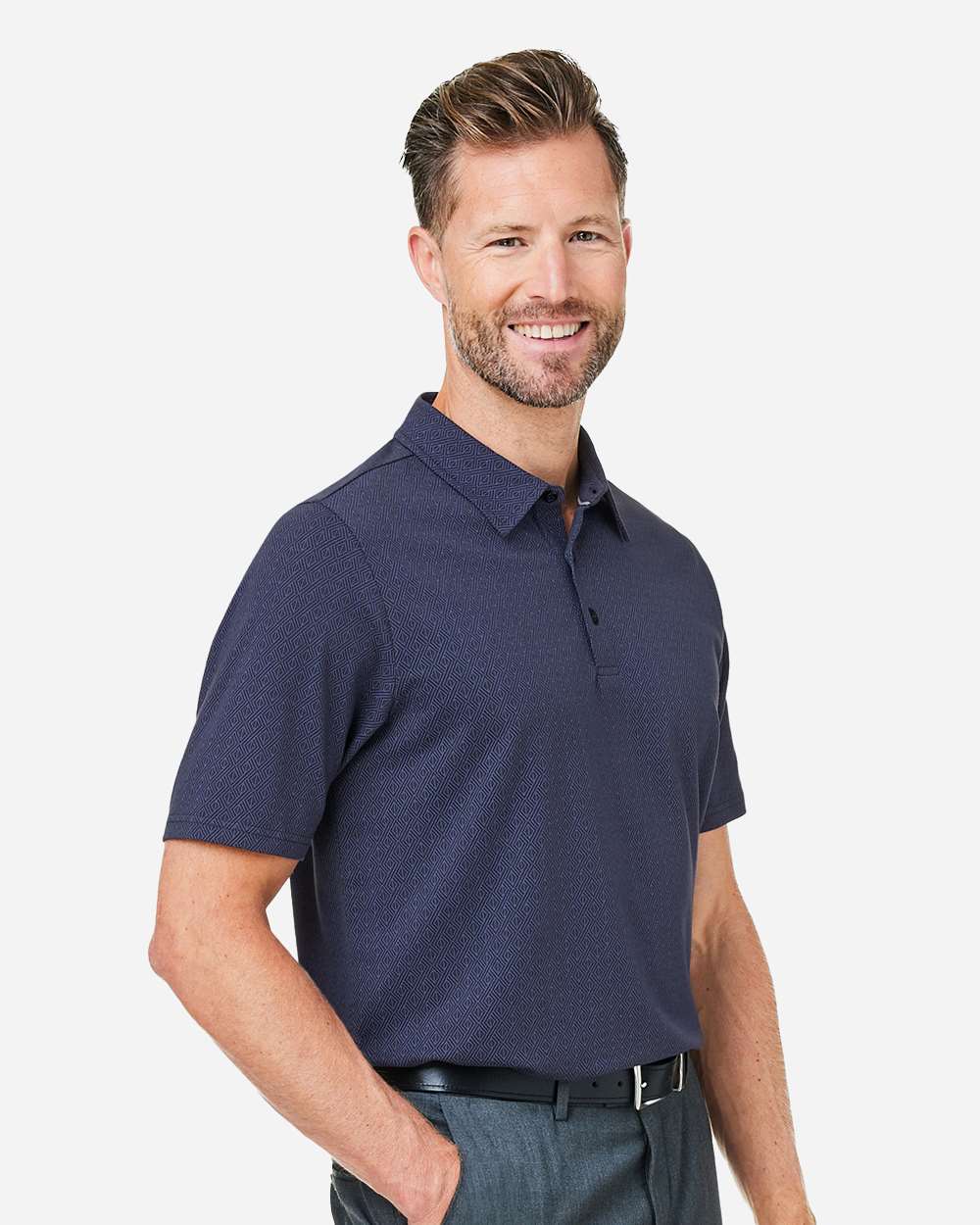 Men's Crownlux Performance® Geo Polo