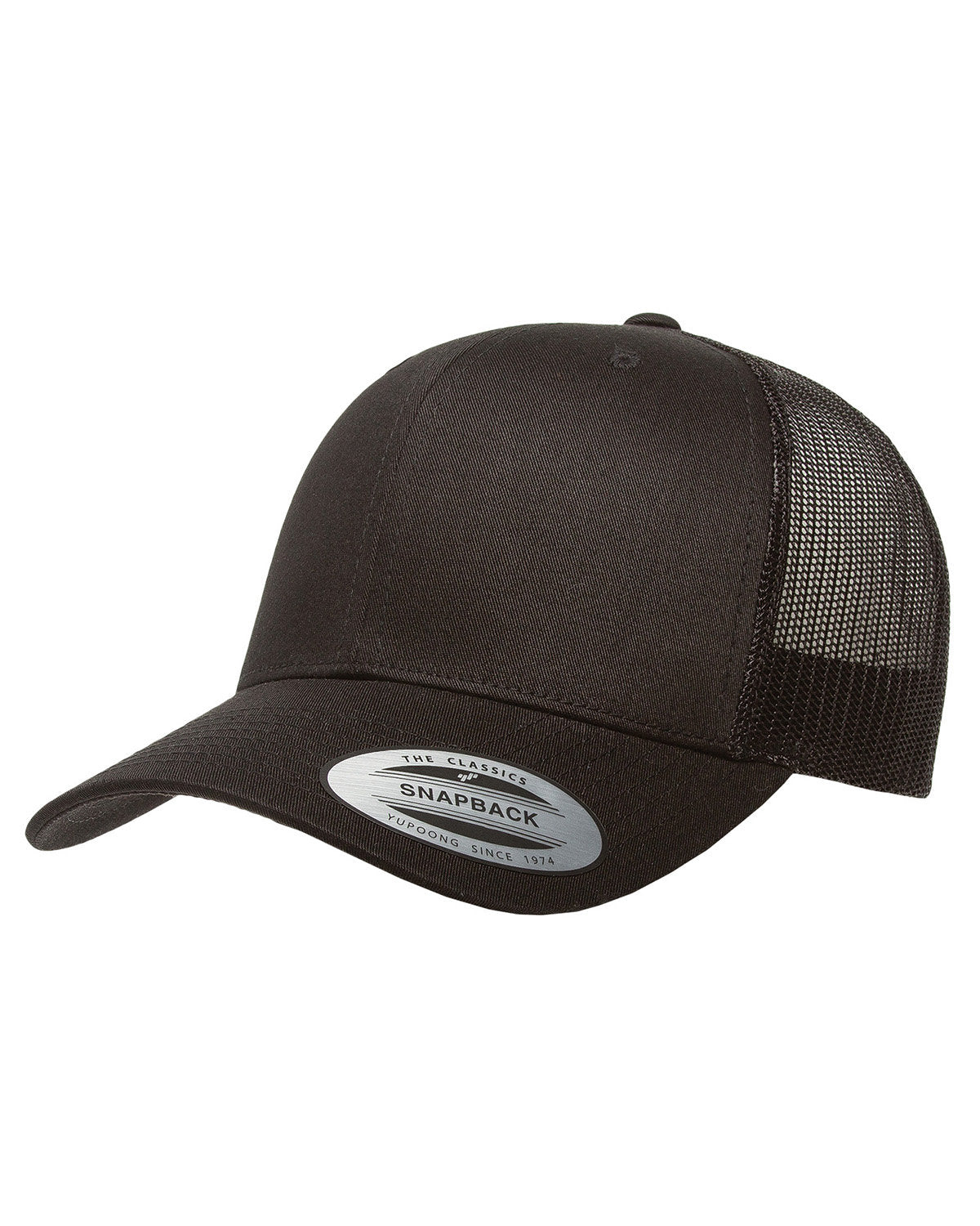 Black on Black Mesh Trucker Hat