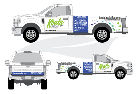 Service Truck Graphics (Single Cab)