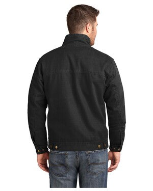 CornerStone Washed Duck Cloth Flannel-Lined Work Jacket