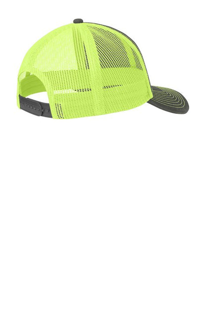 Safety Green Mesh Trucker Hat